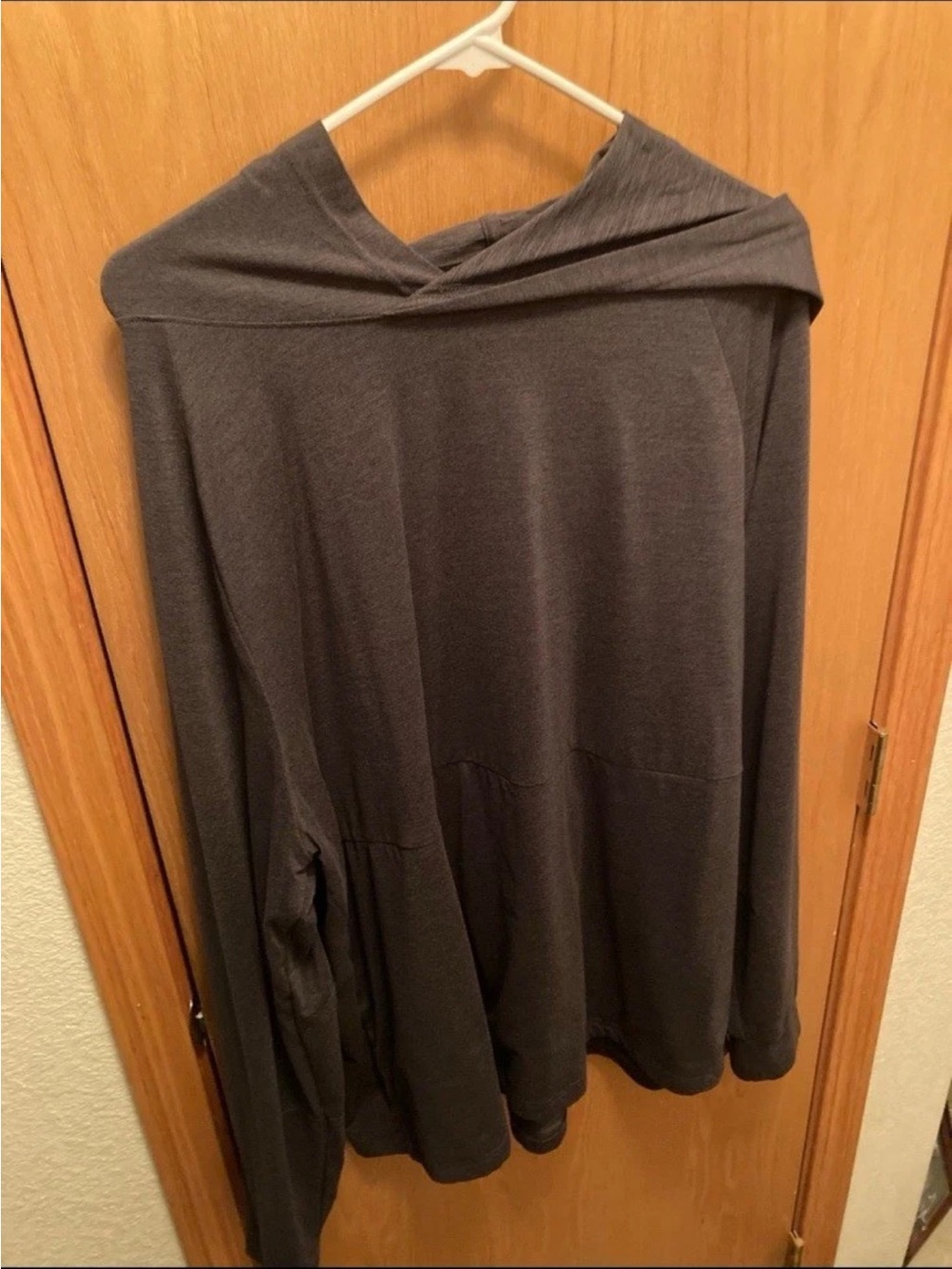 Xersion Quick-Dri Dark Gray Pullover Hoodie Mens XL Studio Free Shipping Long